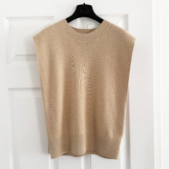 Vanessa Bruno "Cassandra" Knit Top in Beige, size Small - Picture 5 of 11